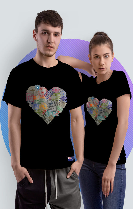 Heart Visa Stamp