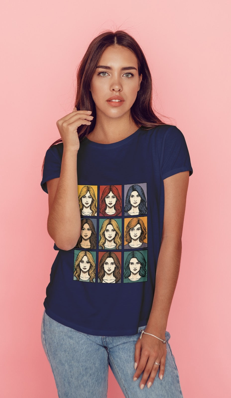 Nine faces