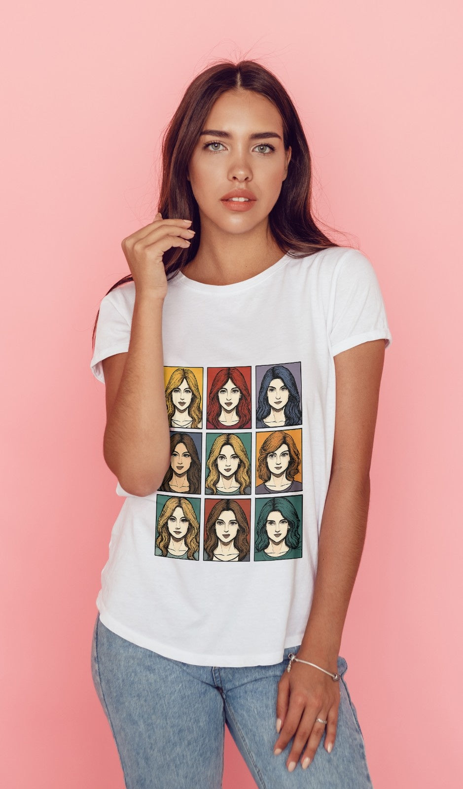Nine faces