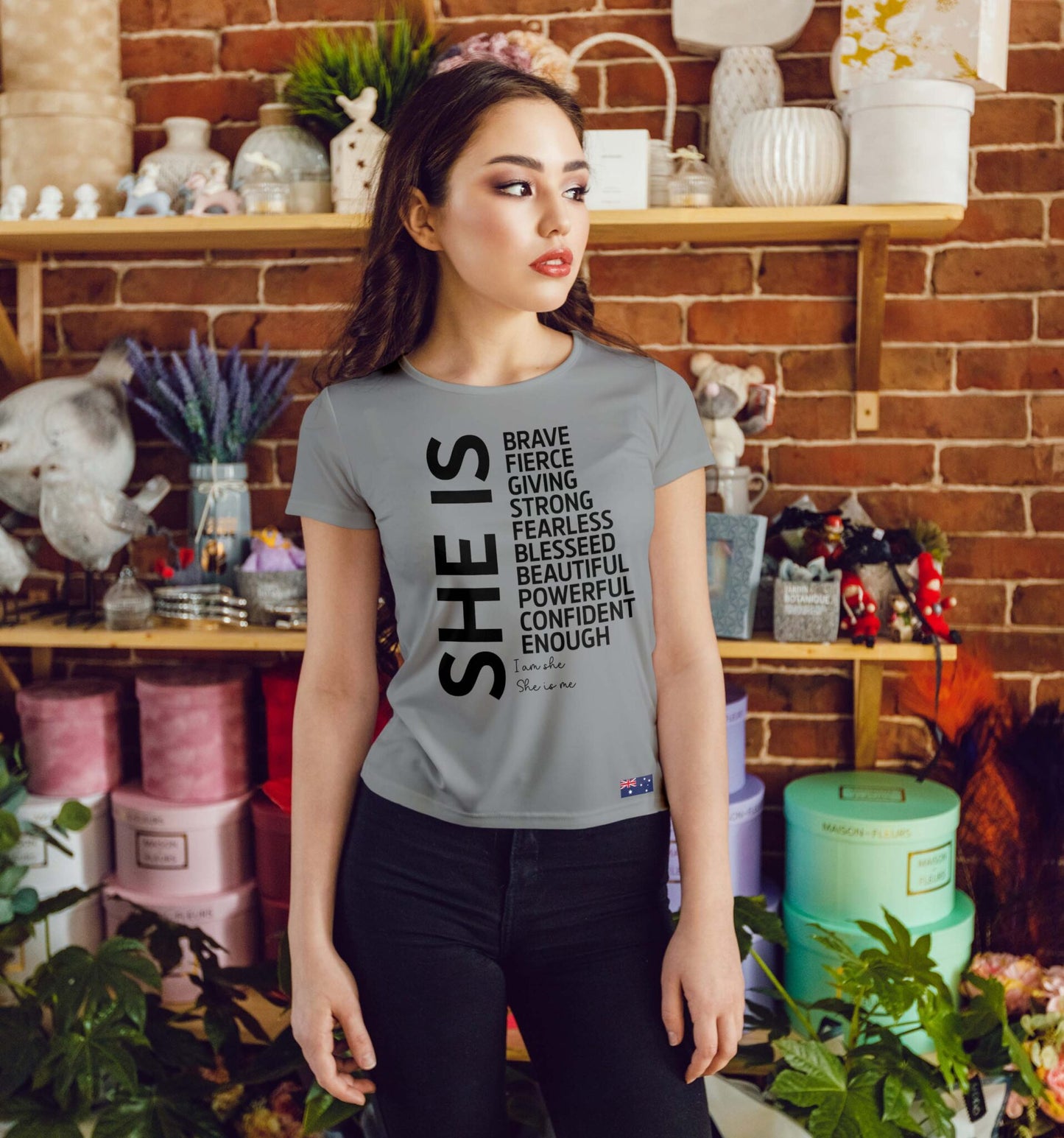 She